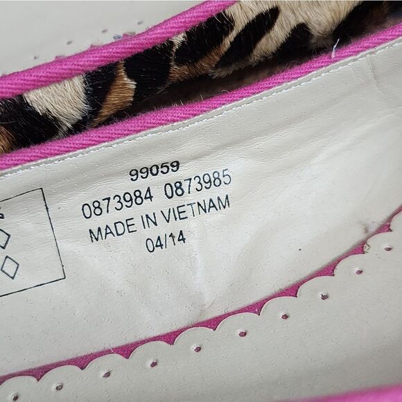 johnnie B by Boden Sz. 39(8) Calf Hair Pointed Toe Flats - Picture 14 of 14
